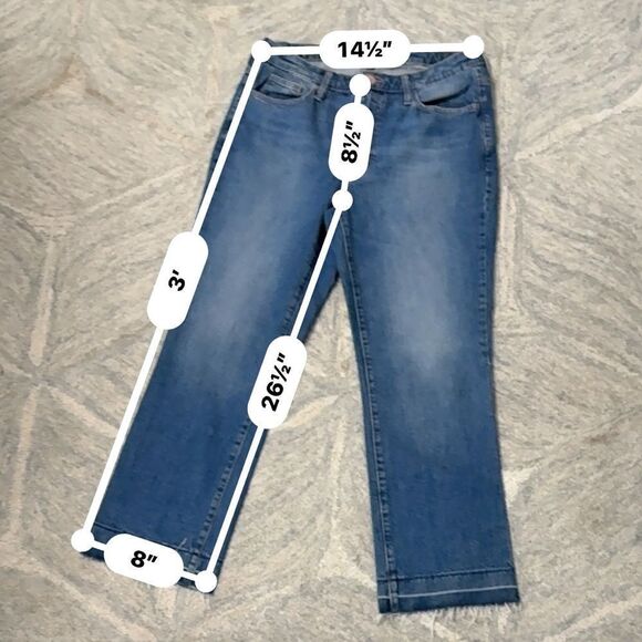 Universal Thread Ankle Bootcut Jeans size 6R- medium wash medium rise NWOT - Picture 3 of 11